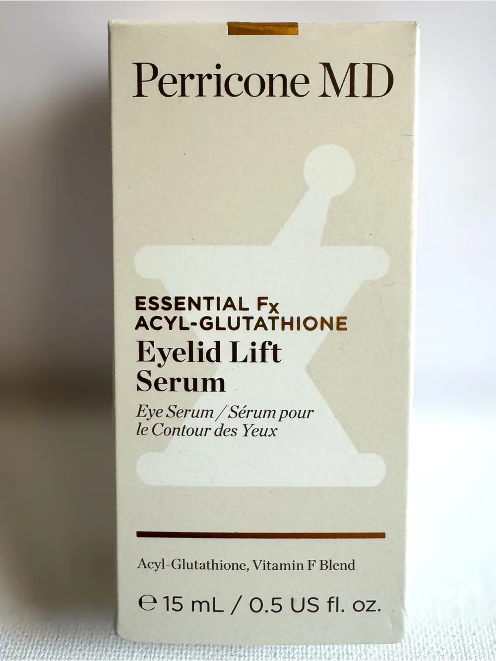 Perricone MD Essential Fx Acyl-Glutathione Eyelid Lift Serum 15mL NIB New